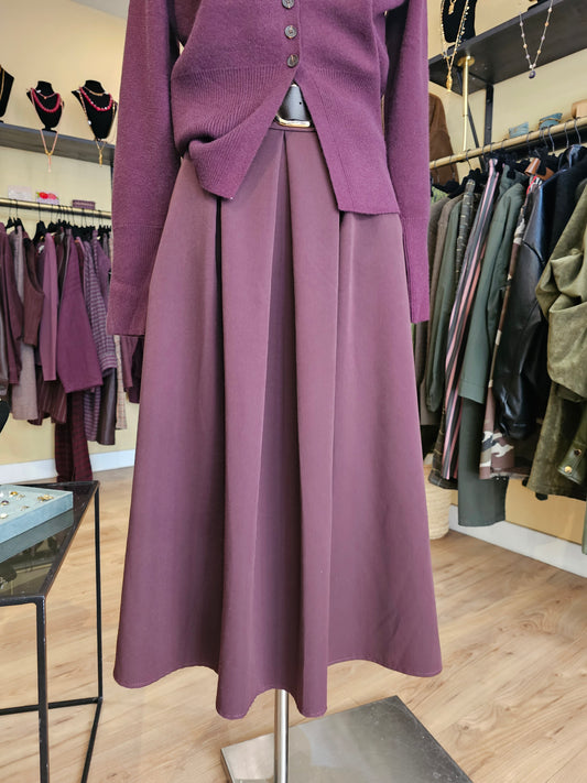Jupe prune Johanna Paris