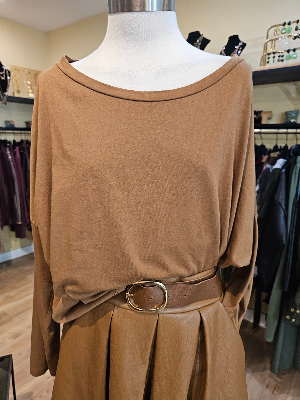 Tshirt biba camel Johanna Paris