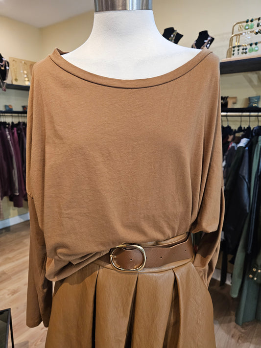 Tshirt biba camel Johanna Paris