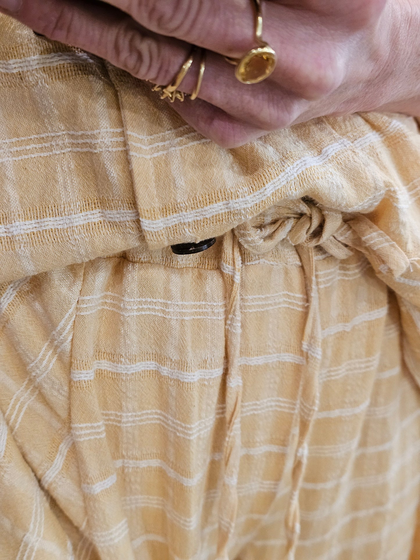 Pantalon jaune johanna Paris