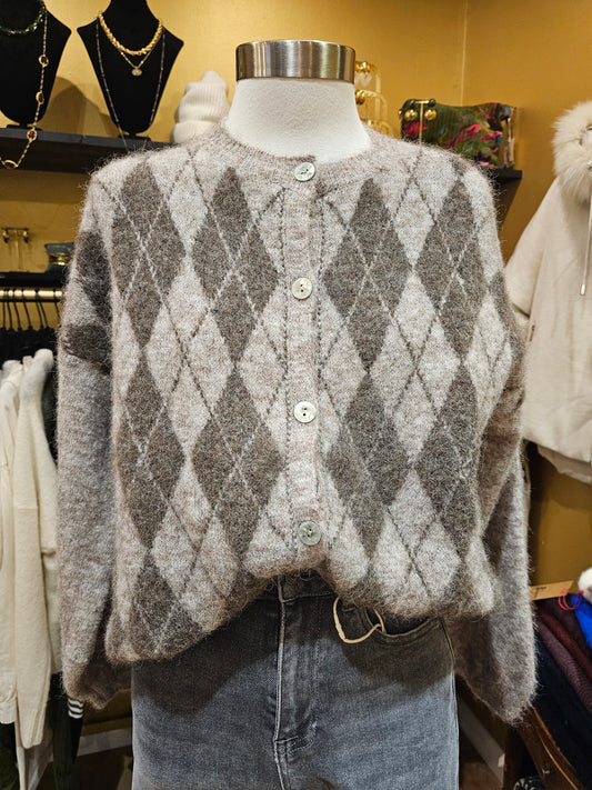 Gilet jacquart Johanna Paris