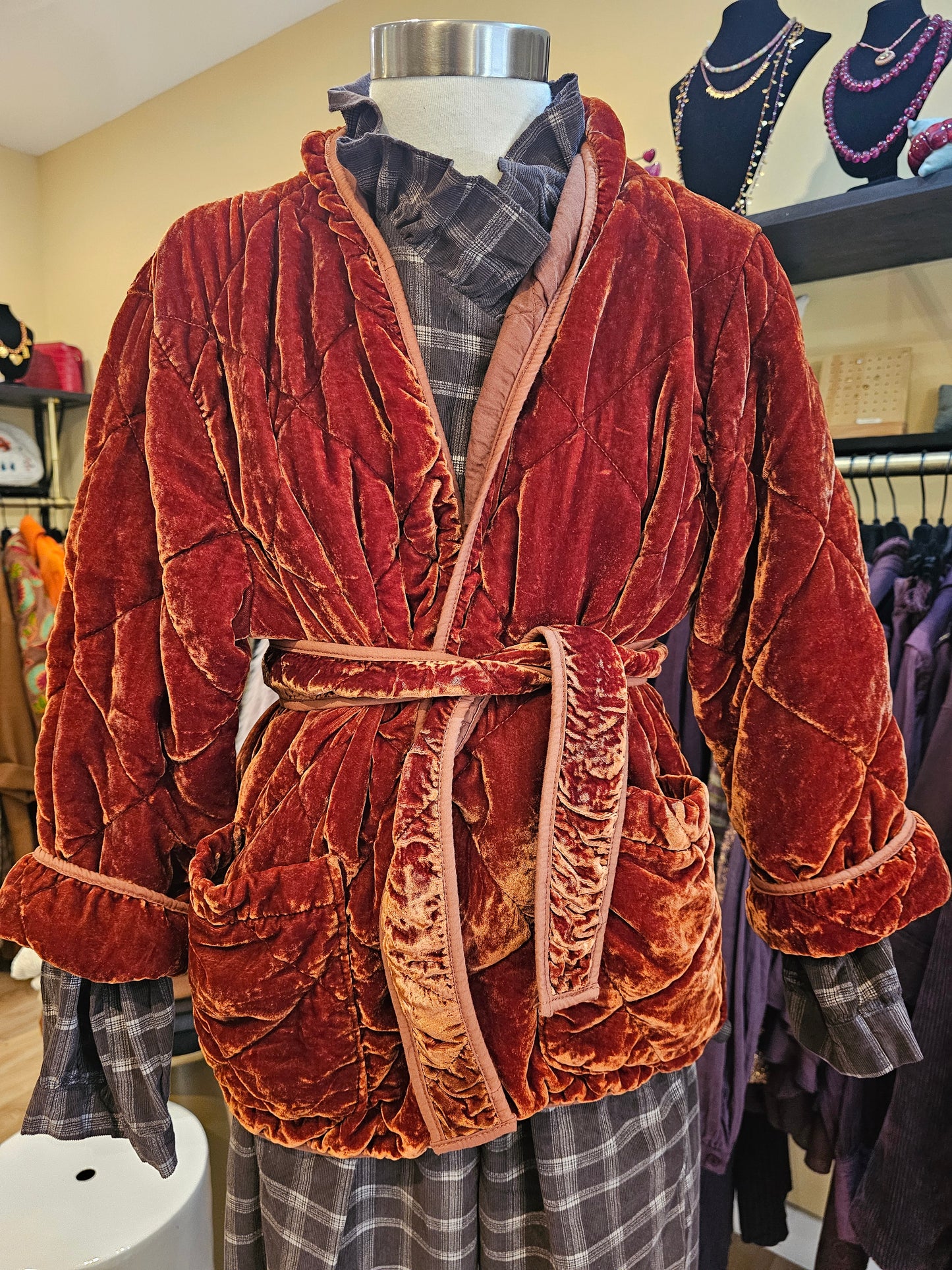 Kimono en velours Johanna Paris