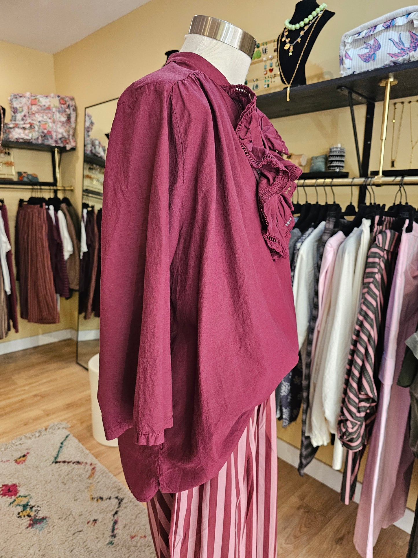 Top prune manches 3/4 johanna paris