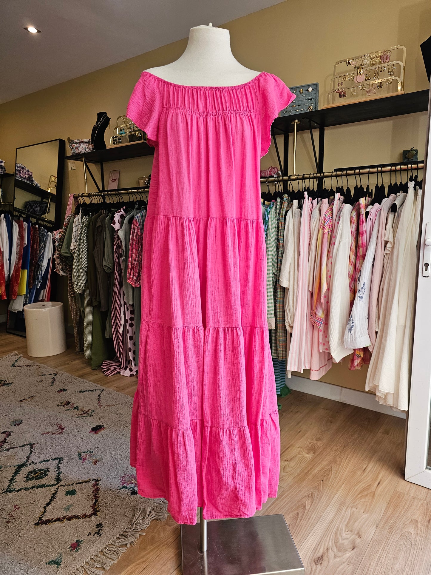 Robe rose johanna paris