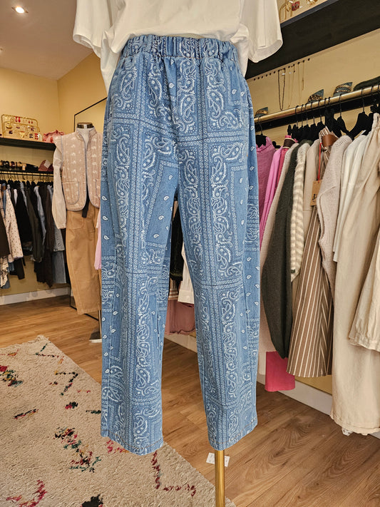 Pantalon magique jeans bandana