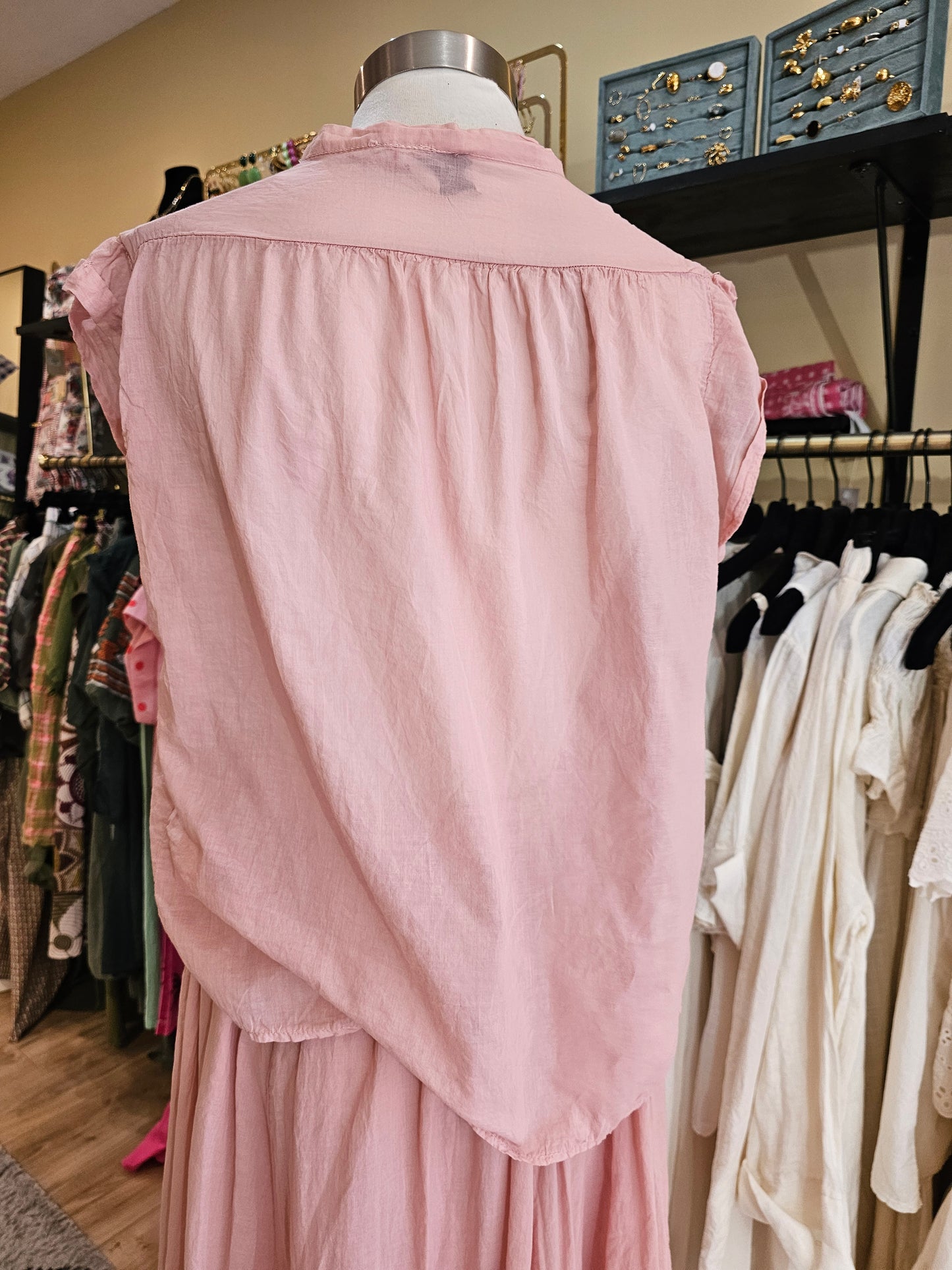 Chemise rose johanna paris