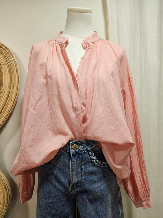 Chemise rose malabar Johanna Paris