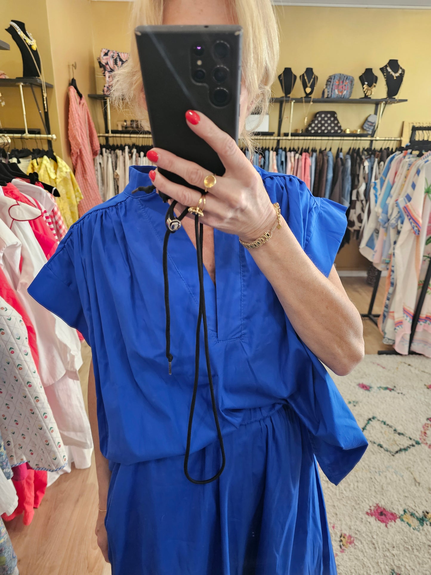 Top bleu Johanna Paris