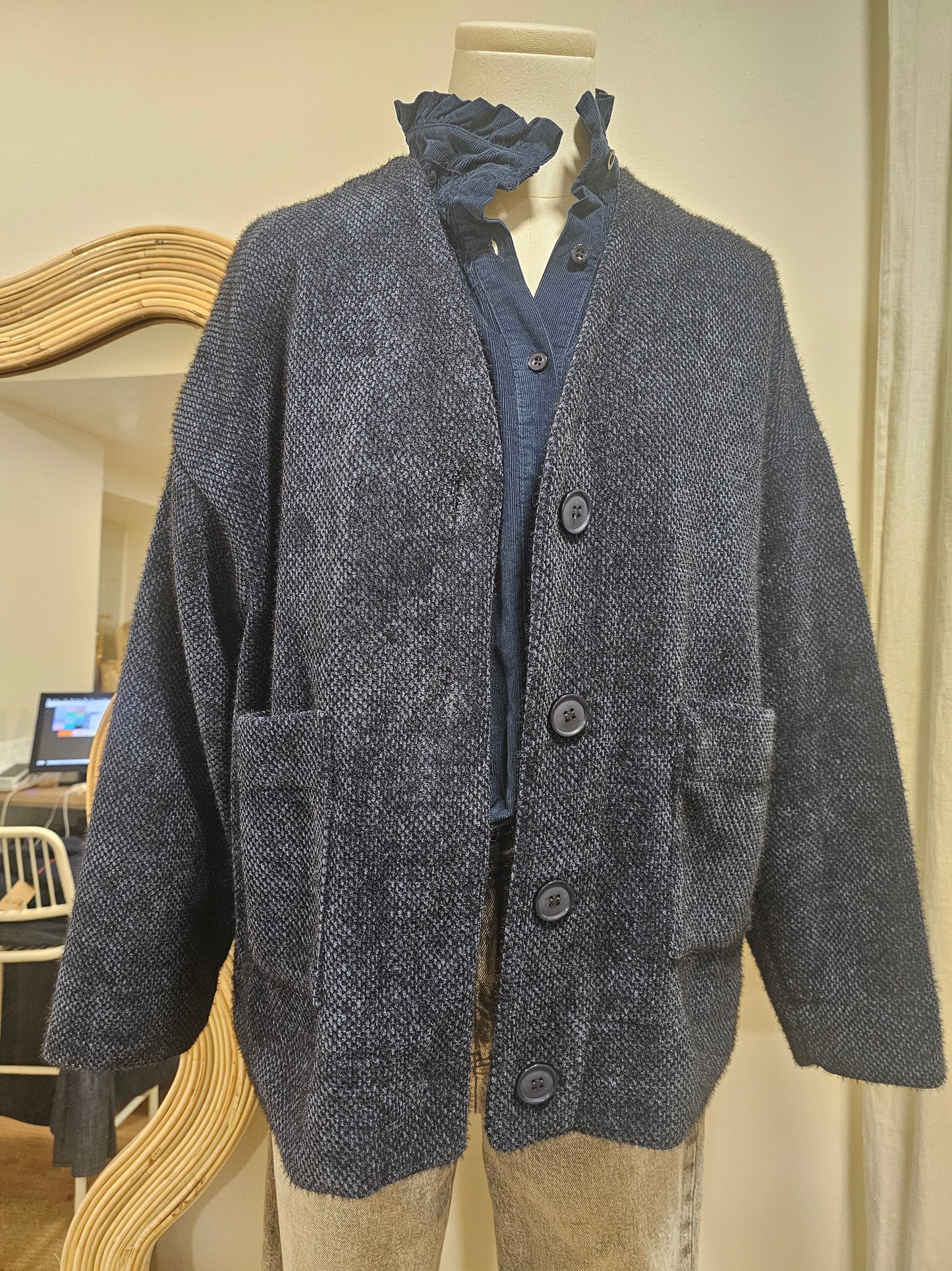 Veste marine Johanna Paris