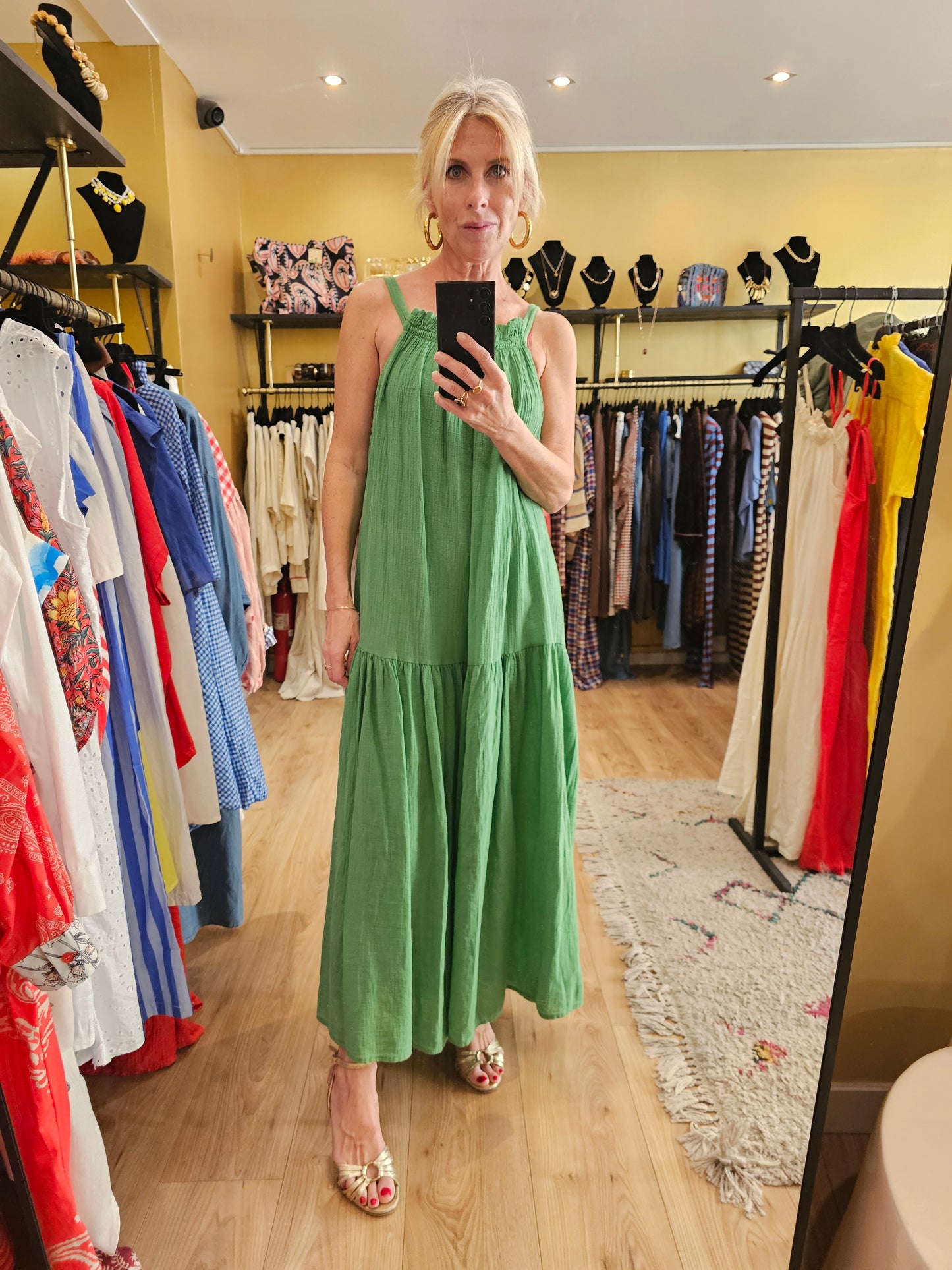 Robe verte Johanna Paris