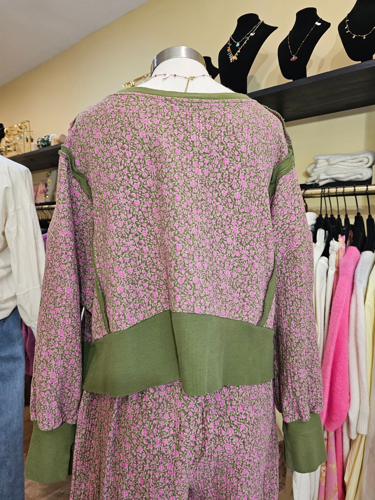 Sweat fleuri Johanna Paris