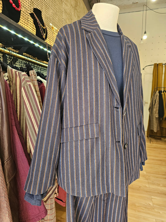 Veste marine rayée Johanna Paris