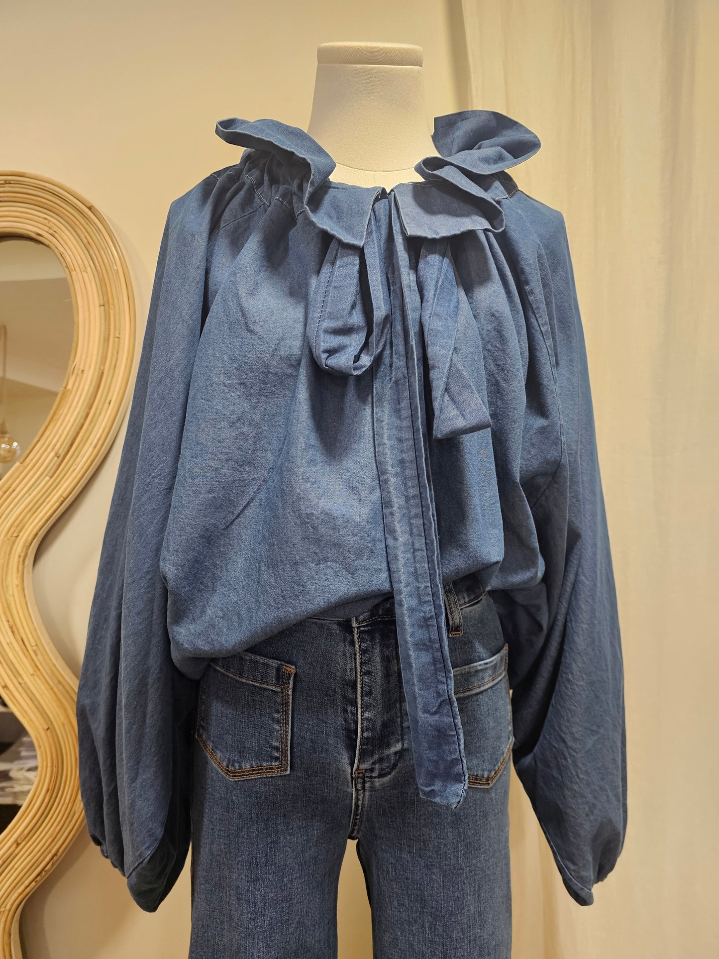 Chemise col à nouer Johanna Paris