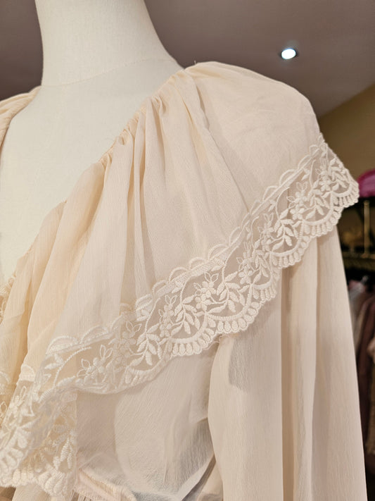 Top dentelle transparent