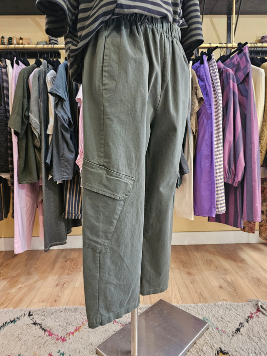 Pantalon cargo vert