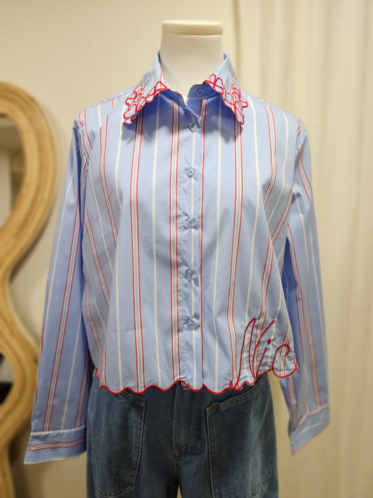 Chemise col trèfles Johanna Paris