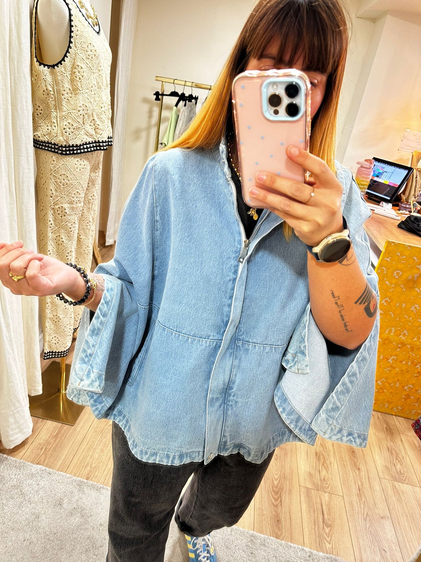 Cape en jeans Johanna Paris