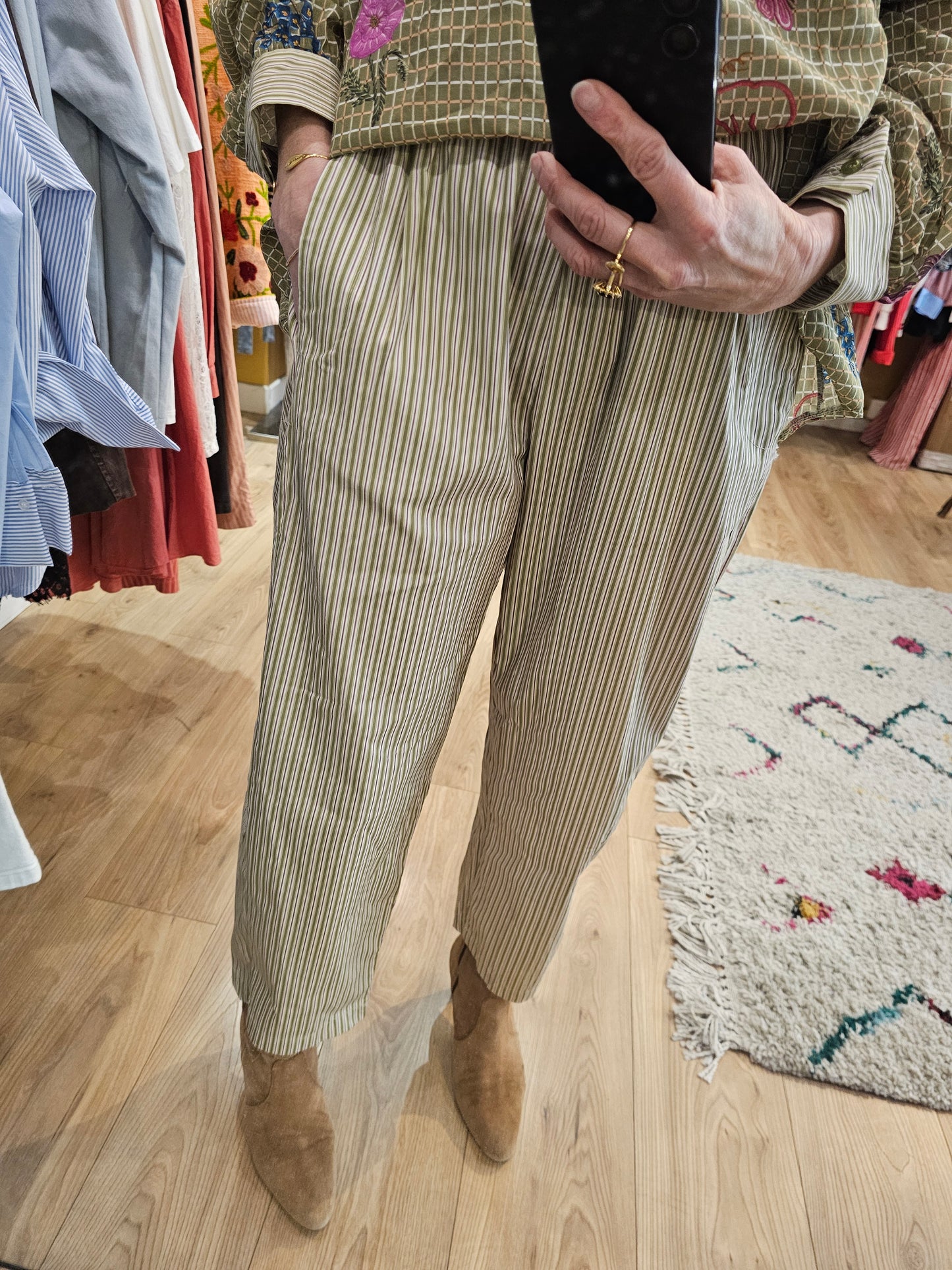 Pantalon rayée Johanne Paris