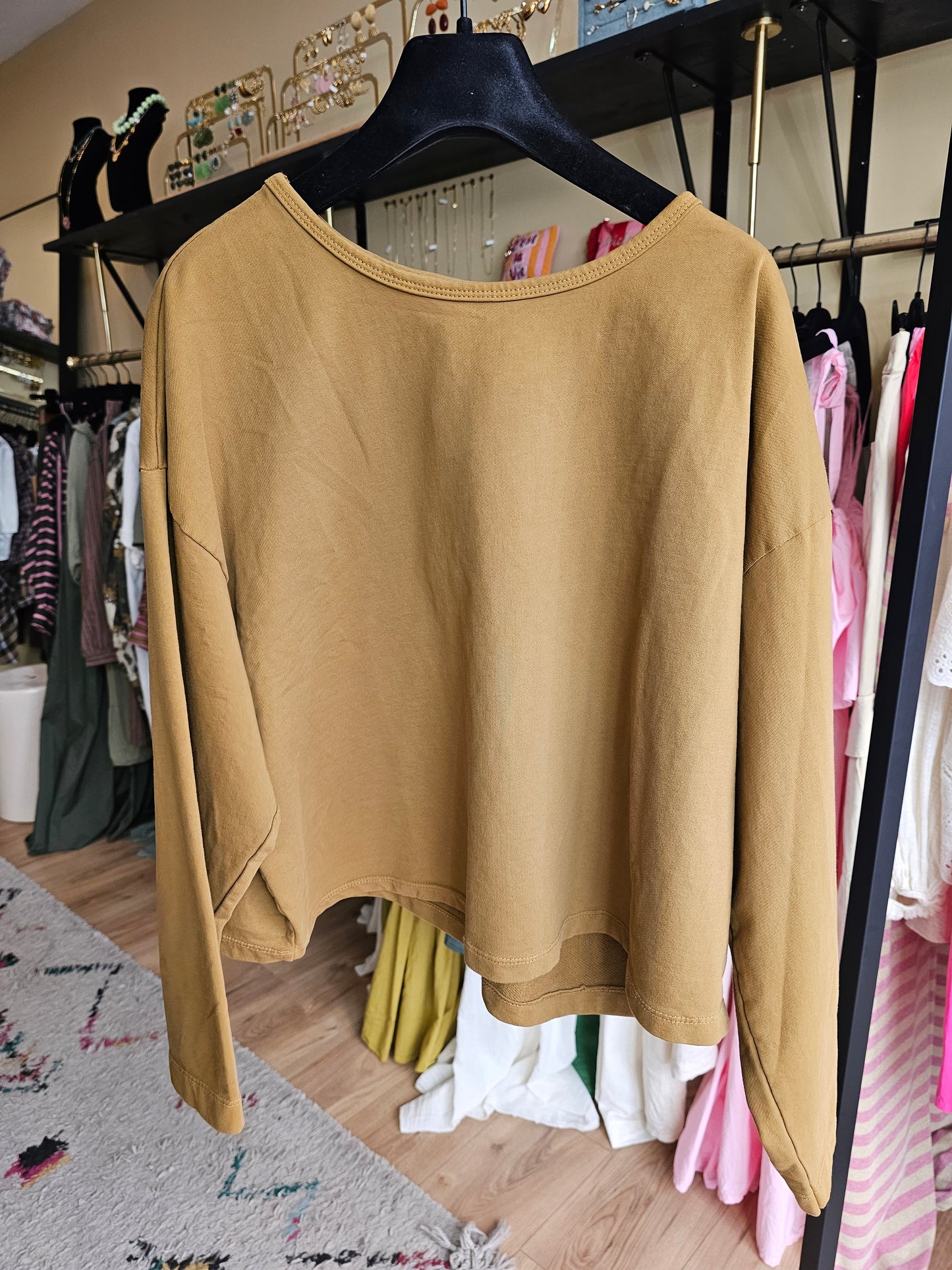 Sweat moutarde