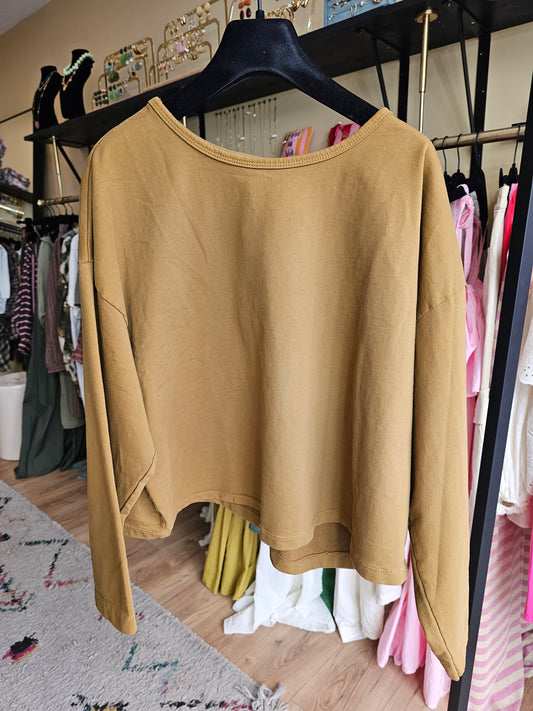 Sweat moutarde