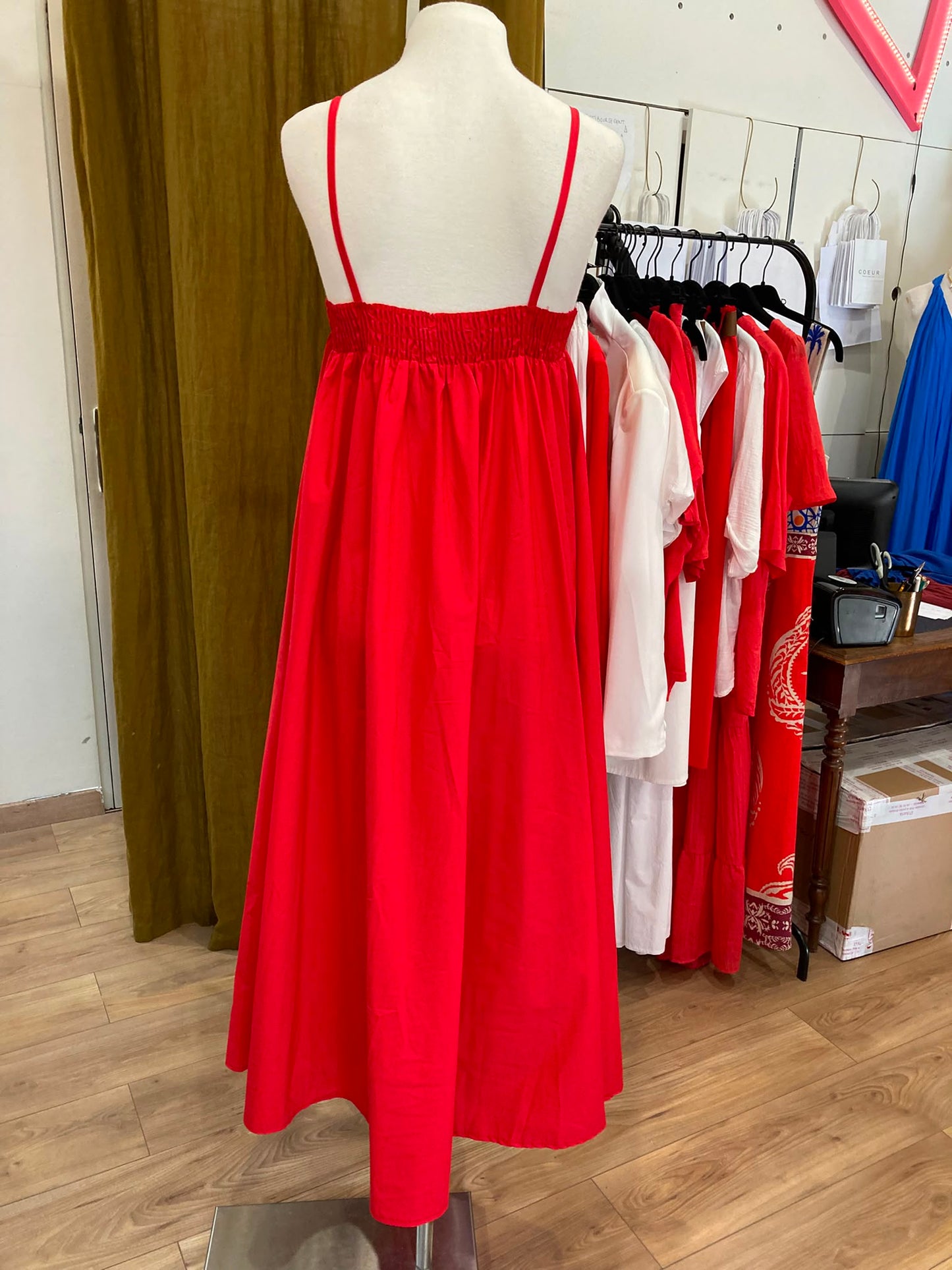 Robe rouge johanna paris