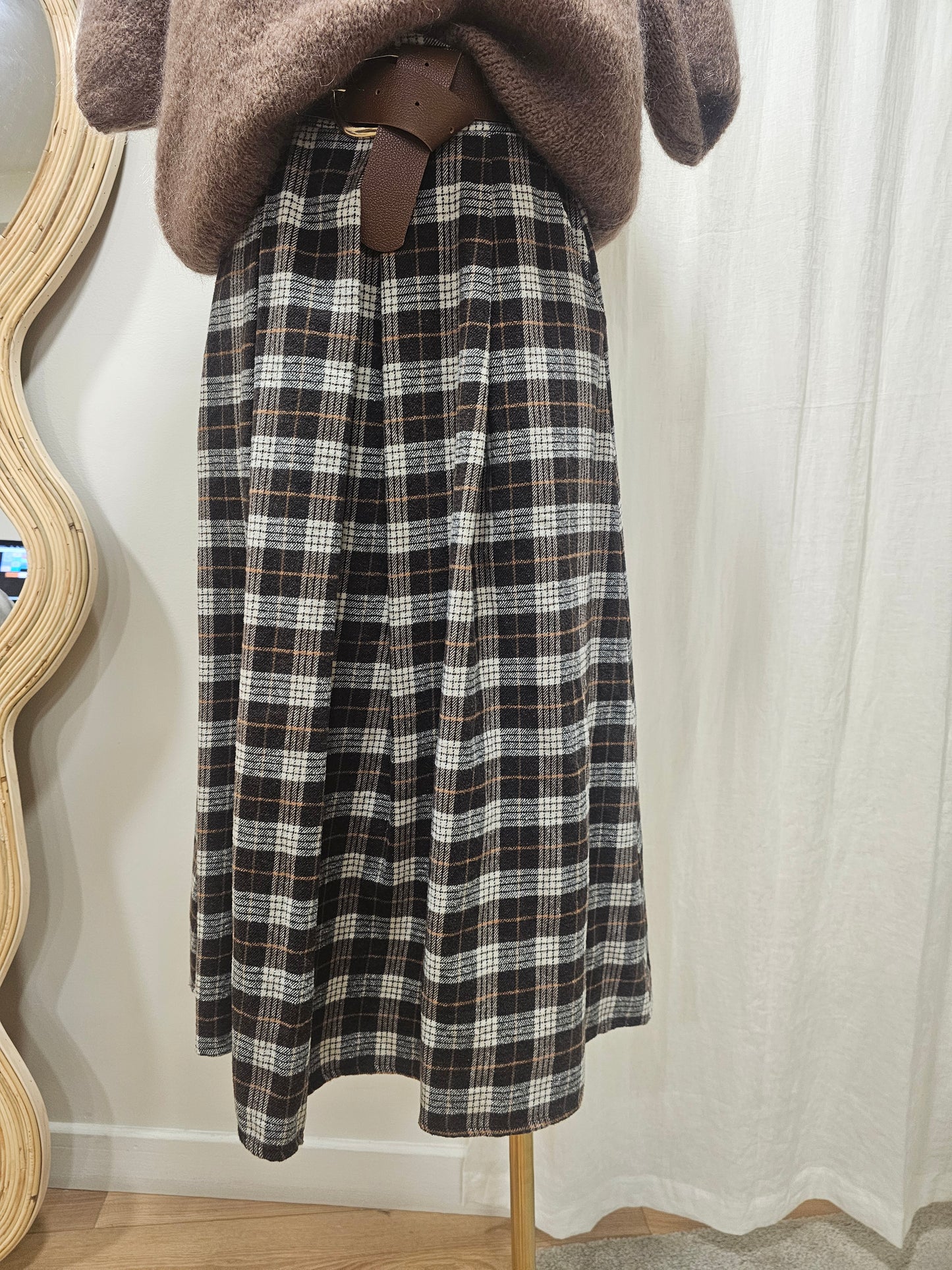 Jupe à carreaux Johanna Paris