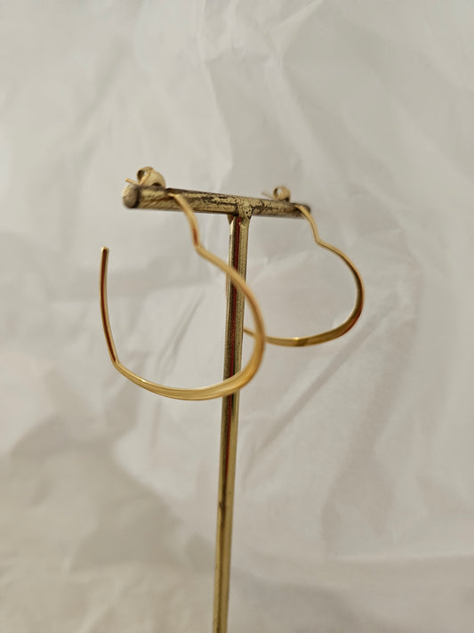 Boucles d'oreille coeur