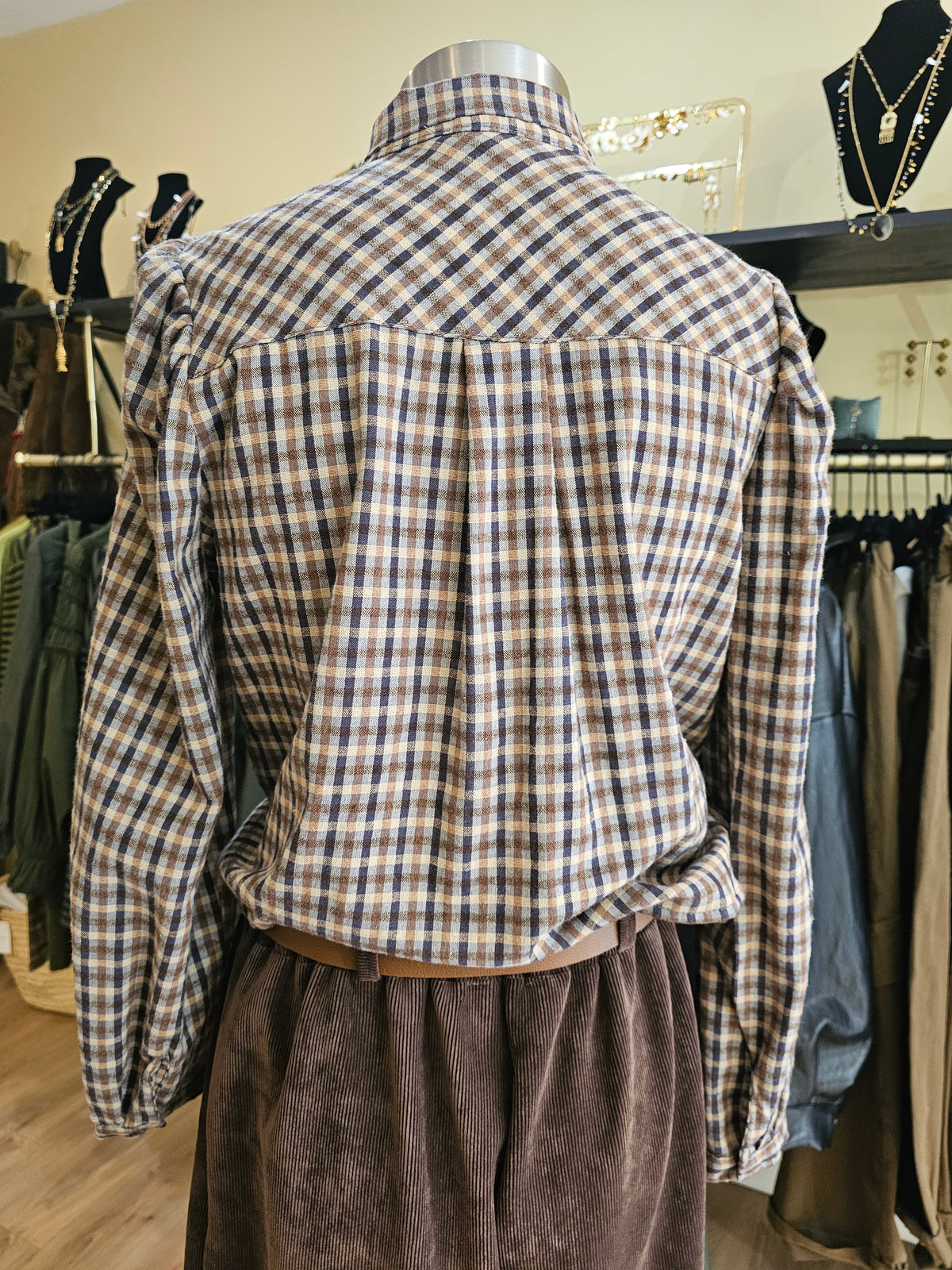 Chemise col noeud