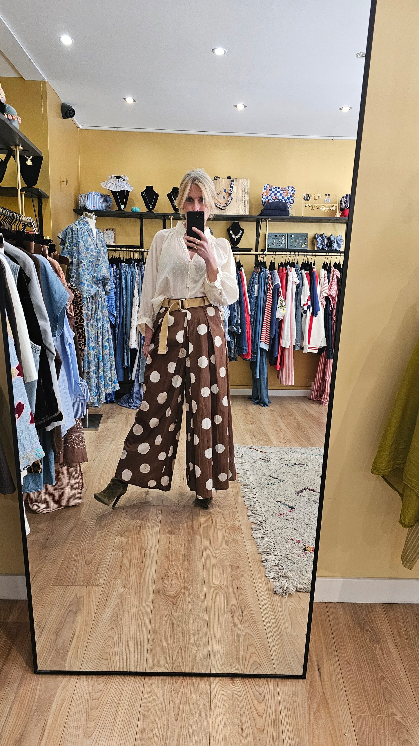 Pantalon à gros pois Johanna Paris