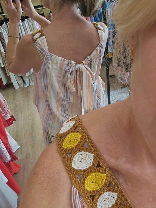 Top macramé Johanna Paris