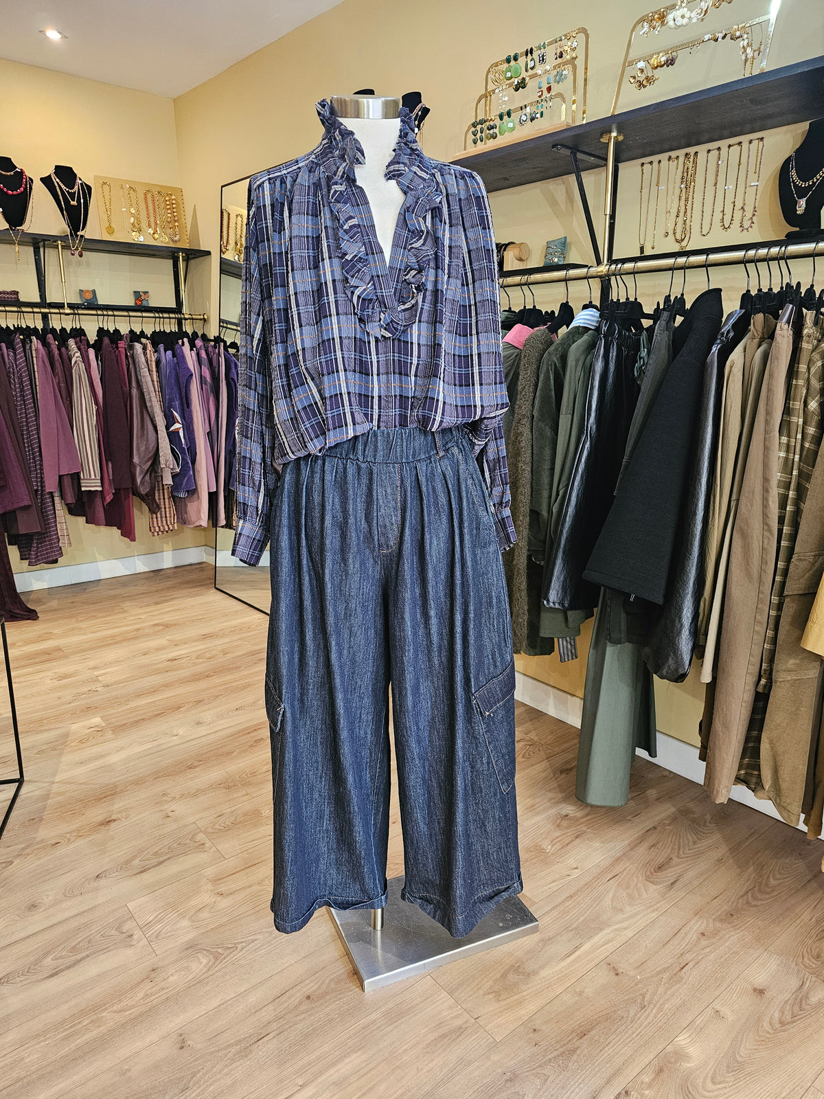 Blouse à carreaux Johanna Paris