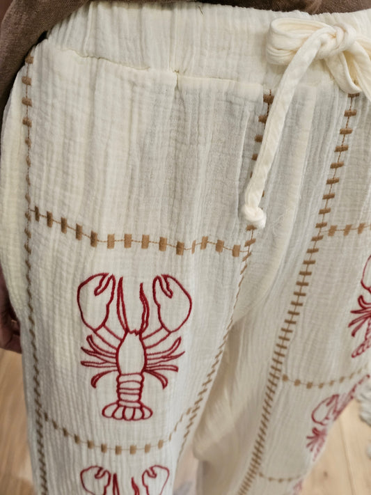 Pantalon gaze de coton