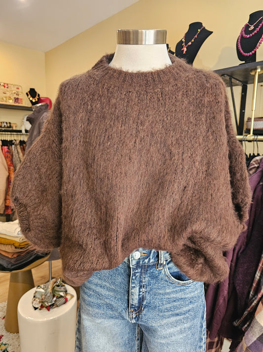 Pull chocolat Intuition Paris