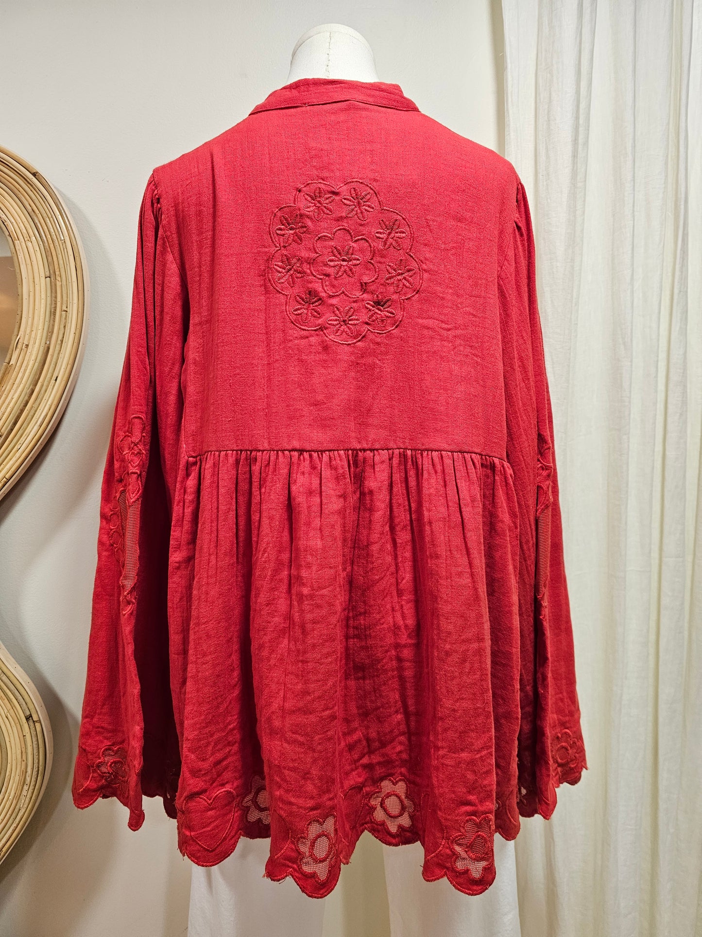 Blouse rouge The corner