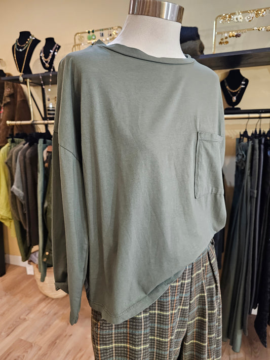 Tshirt johanna paris kaki