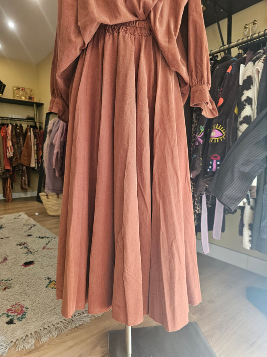 Jupe longue velours Johanna Paris
