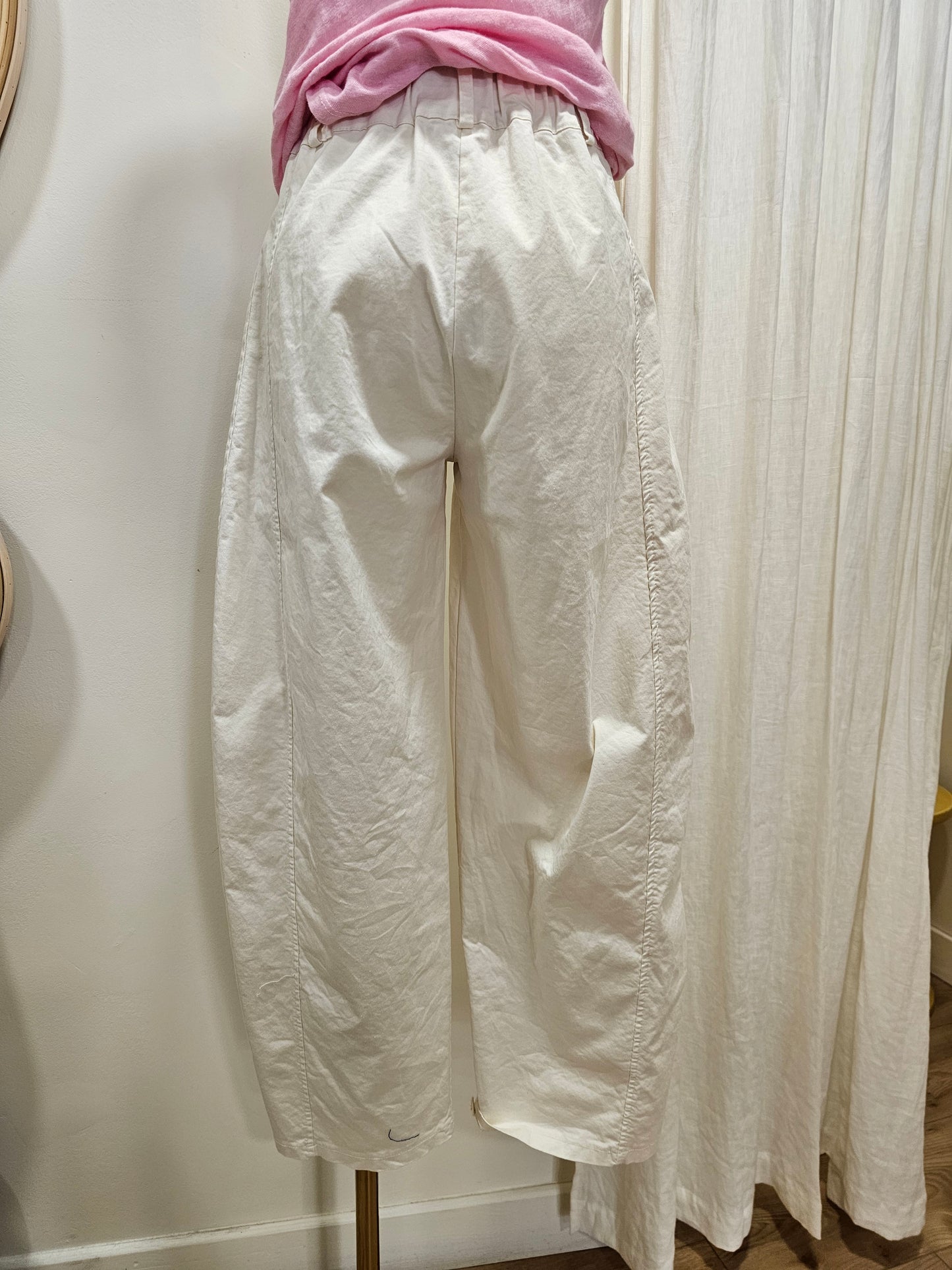 Pantalon barrel à clous