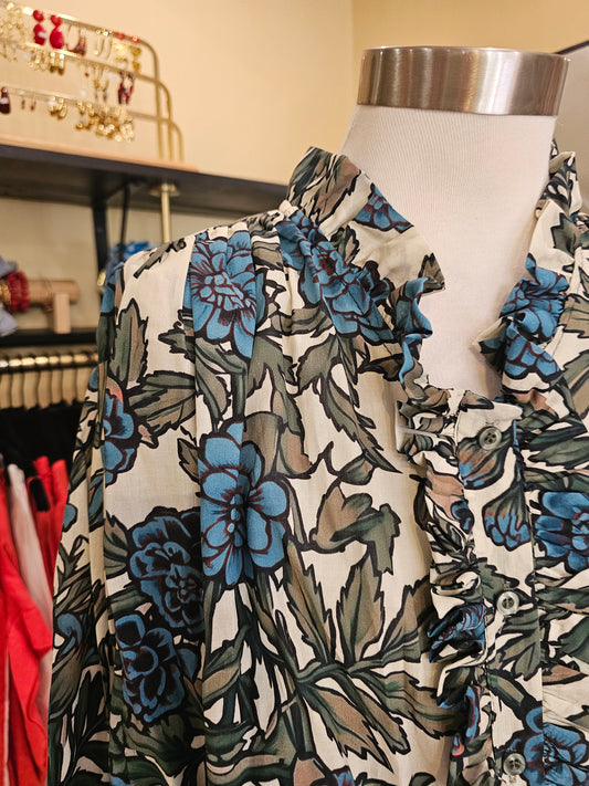 Chemise fleurie johanna paris