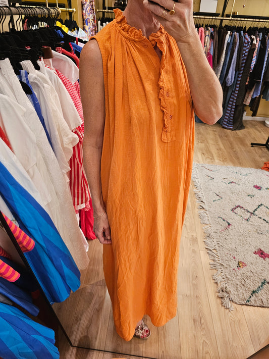 Robe orange Johanna Paris