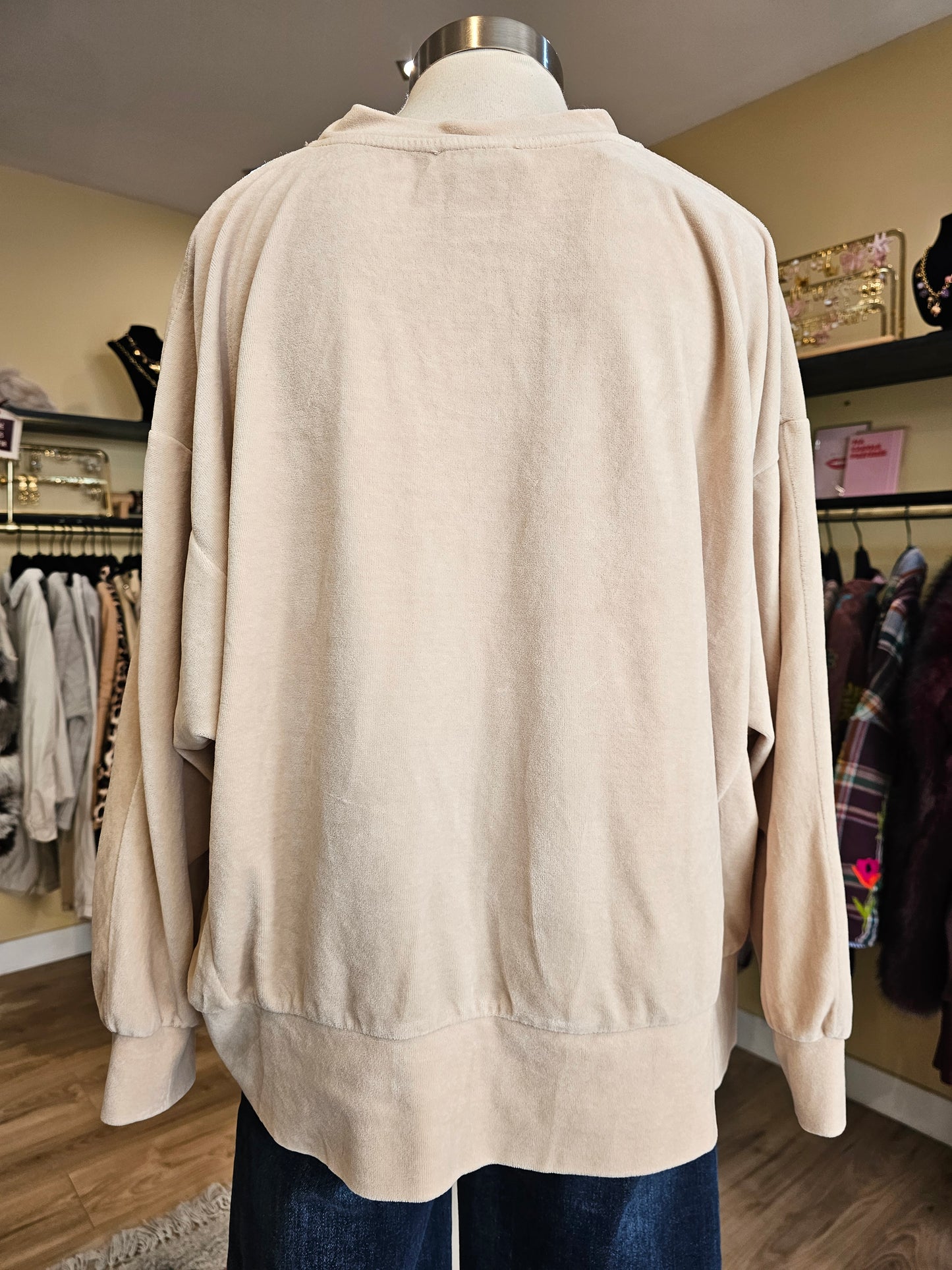 Sweat velours Johanna Paris