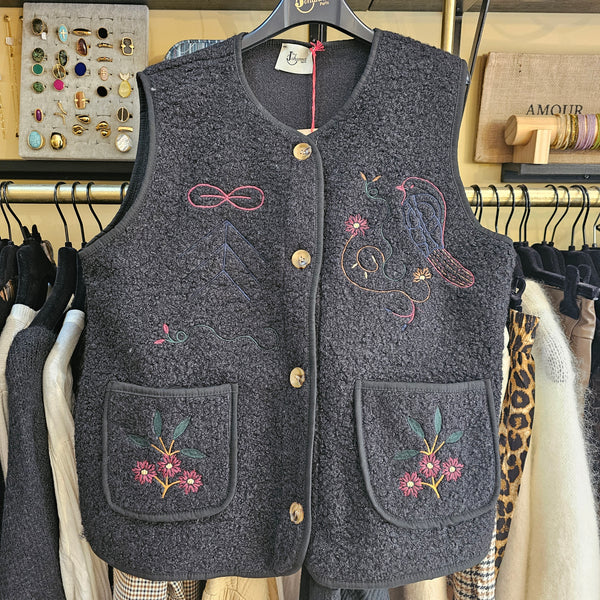 Gilet brodé