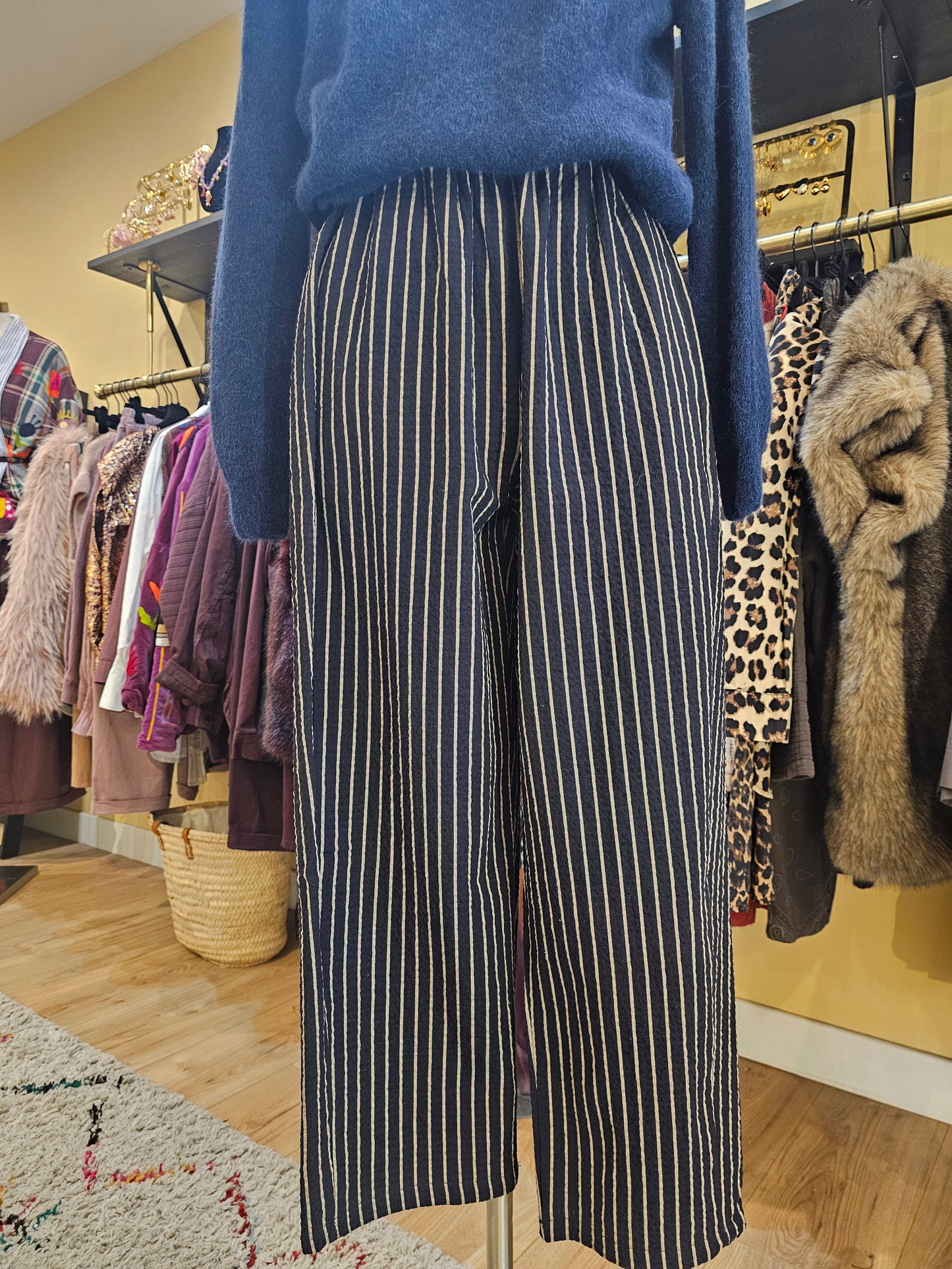 Pantalon rayé