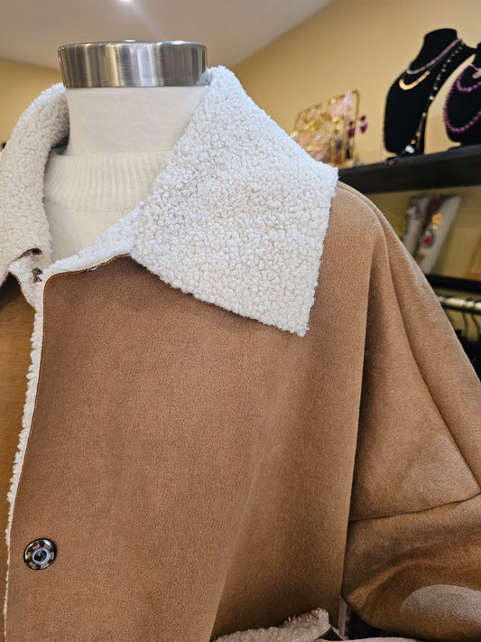 Veste camel Johanna Paris