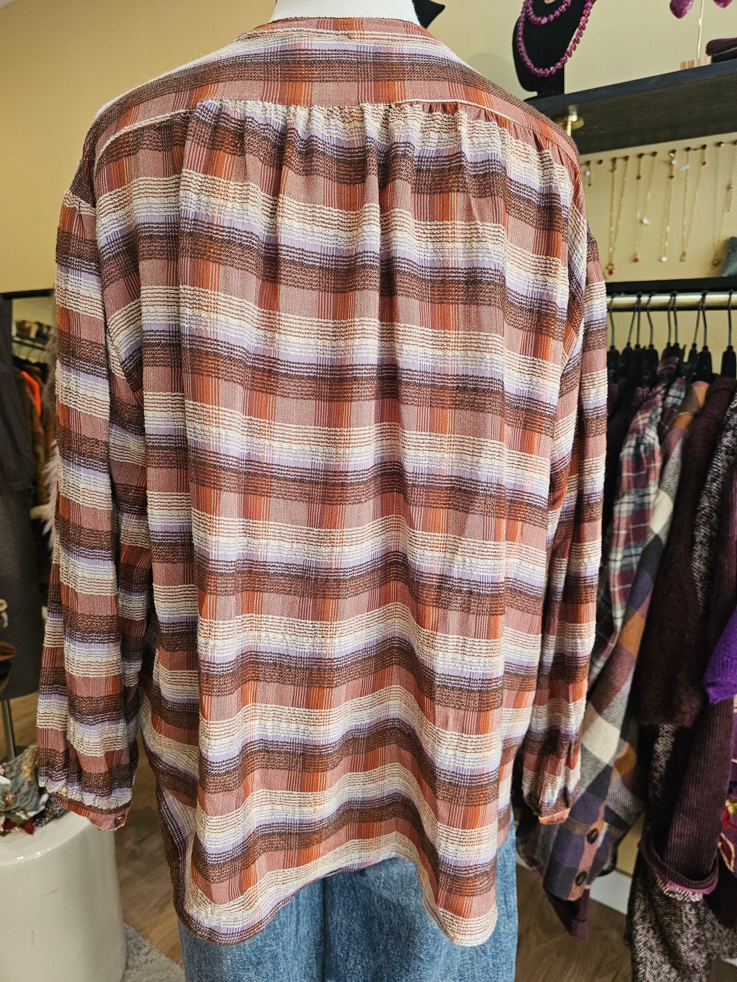 Chemise à carreaux