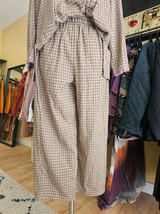 Pantalon magique à carreaux Johanna Paris