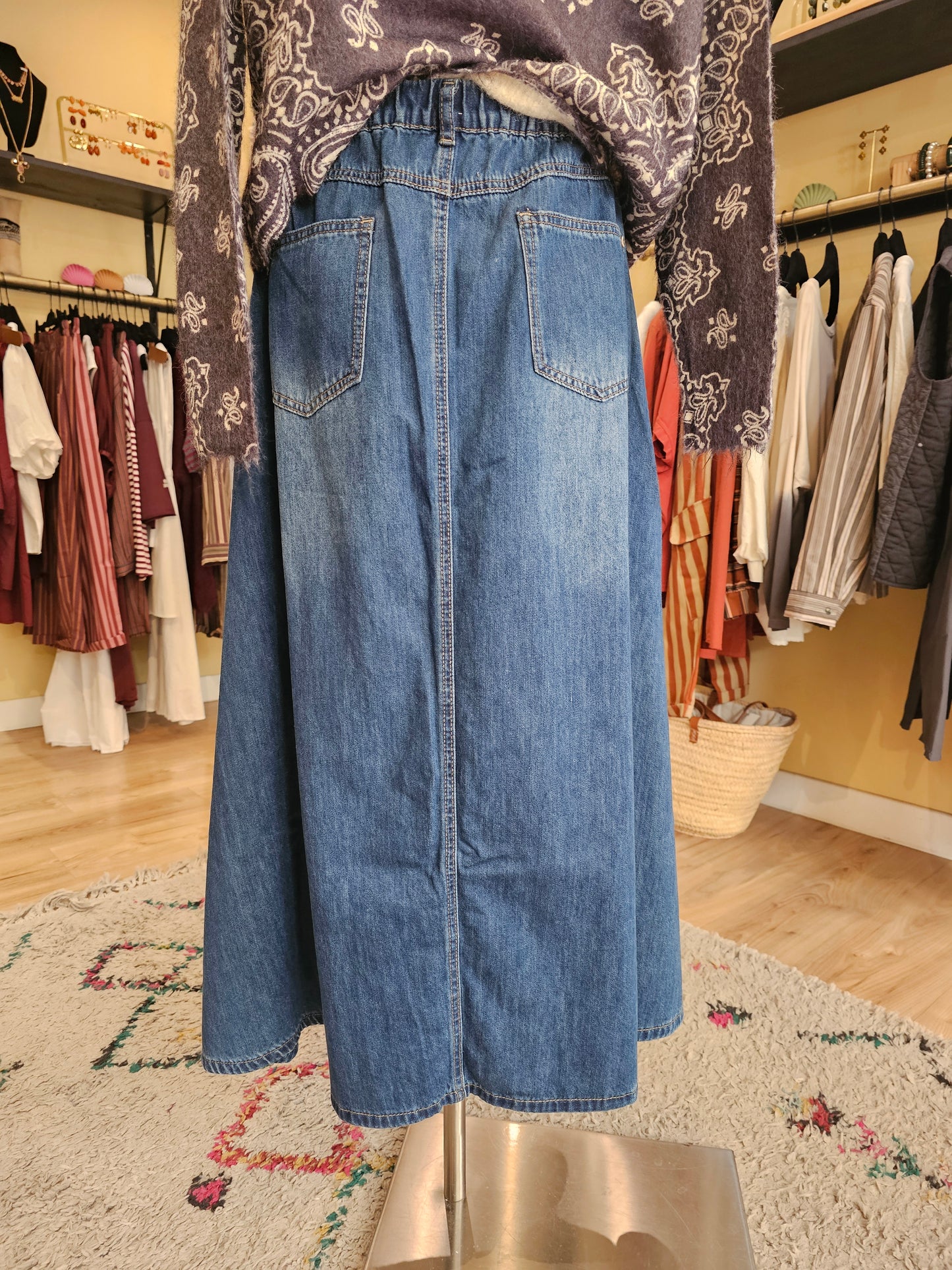 Jupe en jean Johanna Paris