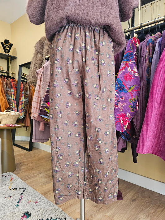 Pantalon magique velours Johanna Paris