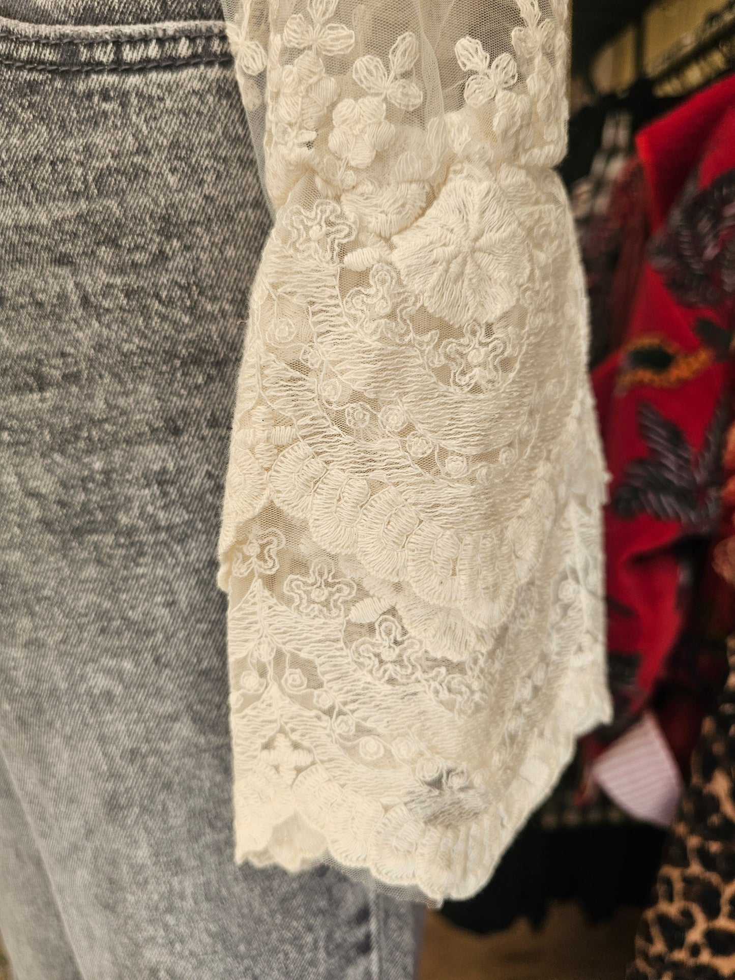 Blouse dentelle