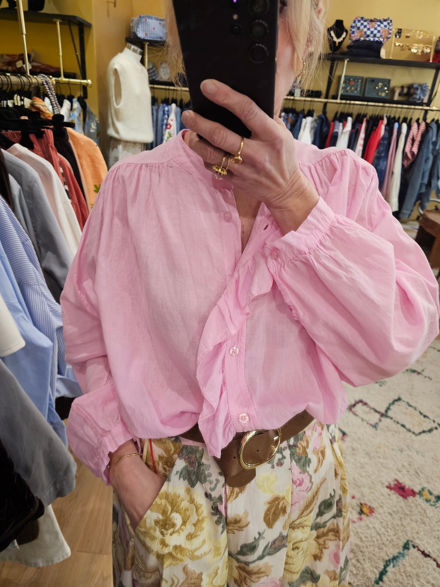 Chemise rose Johanna Paris