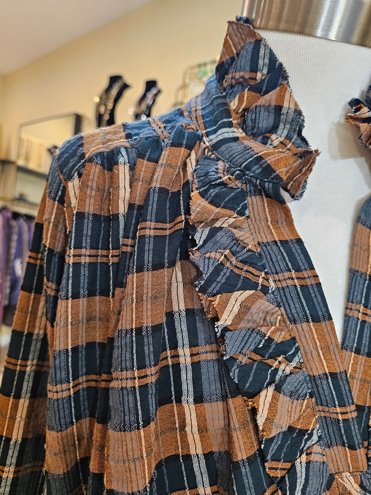 Blouse à carreaux Johanna Paris